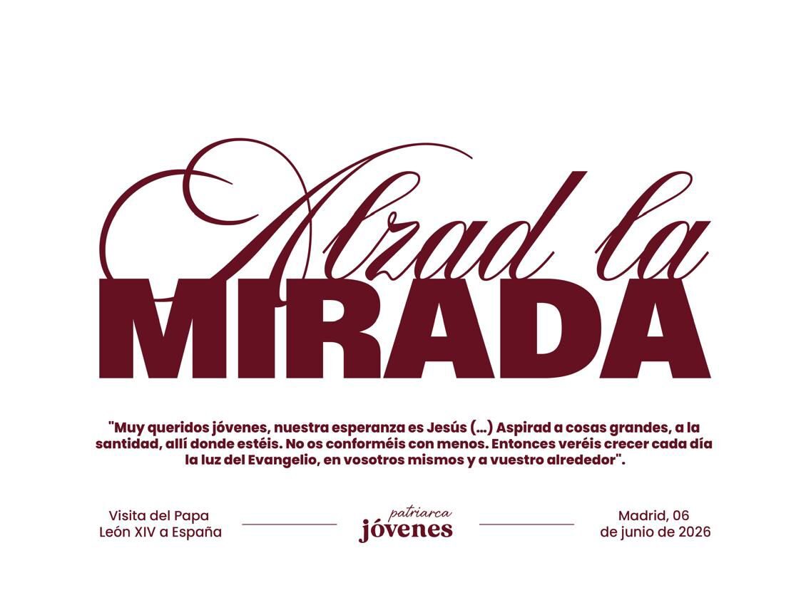 Camiseta Jóvenes - Vigilia Madrid Papa Leon XIV